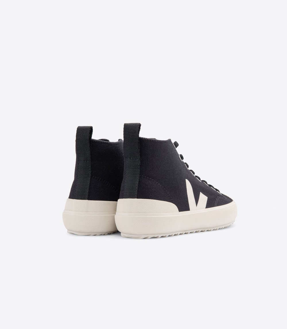 Veja Sneakers Womens - Nova Ht Canvas - Black - 4207NPMJQ